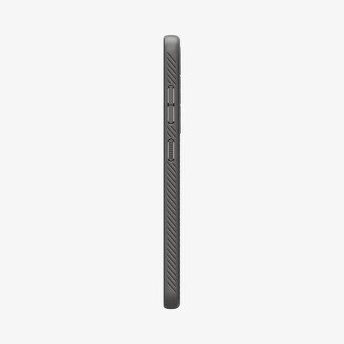 ACS07287 - Galaxy S24 Ultra Case Liquid Air in Matte Black showing the back
